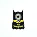 Minion Cartoon Embroidered Applique Iron Sew on Patch in Different Patterns (BatMan)