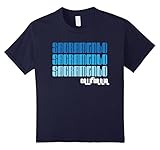 Kids Retro Style Sacramento California T-Shirt 12 Navy