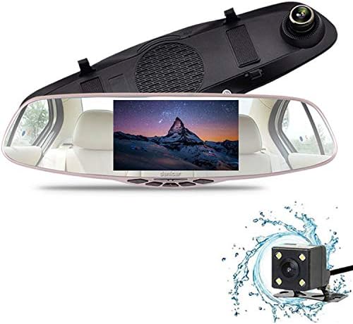 Dayangiii リアビュー バックアップ 車 カメラ レコーダー 5 0 インチ Ips ウルトラhd 1080p フロント 7p リア パーキングモニター 140 広角レンズ ナイトビジョン