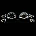 One Way Light 1997-2001 Jeep Cherokee XJ Instrument/Dash LED Set White 1WL-XJ8