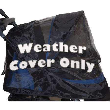 Pet Gear PG8400NZWC Weather Cover for No-Zip Jogger, AT3 and NV Pet Stroller, One Size, Black