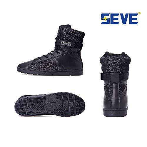 SEVE Men's High Top Weightlifting Shoes Workout Shoes Hardcore Tactical