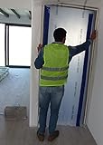 ZIP DOOR, PLASTIC DOOR KIT FOR DUST CONTAINMENT 4´ x 7.5´, REMODELING AND REPAIRING, MASKER
