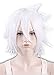Soul Anime Wig White Cosplay Eater Poster Maka Vol Short Hair 25cm Halloween Party Accessories Props Costume