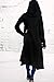 Xuan2Xuan3 Womens Kangaroo Pockets Loose Hoodies Sweatshirts Outerwear Coat Dress, Black, XXX-Large