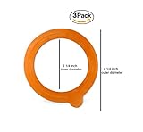 Le Parfait Rubber Replacement Gaskets 100mm – Fits Super Jars and 500g, 750g and 1000g Le Parfait Super Terrine (Pack of 3)