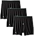 Lacoste Men's 3-Pack Essentials Cotton Knit Boxer, Black, Medium