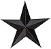 CWI Gifts Barn Star Wall Decor, 12-Inch, Antique Black