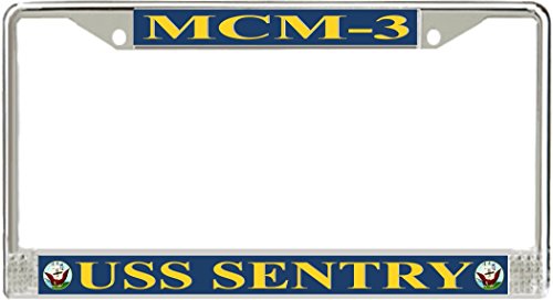 MilitaryBest USS Sentry MCM-3 License Plate Frame