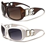 2 Pairs of BROWN DG Eyewear Designer Womens Fashion Sunglasses