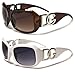 2 Pairs of BROWN DG Eyewear Designer Womens Fashion Sunglasses