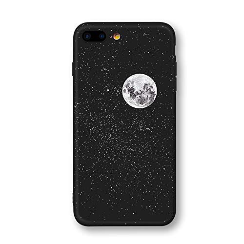 Zygeo - Newest Space Moon Astronaut Phone Cases For iphone 8 X Case Planet Star Frosted Soft Back Cover
