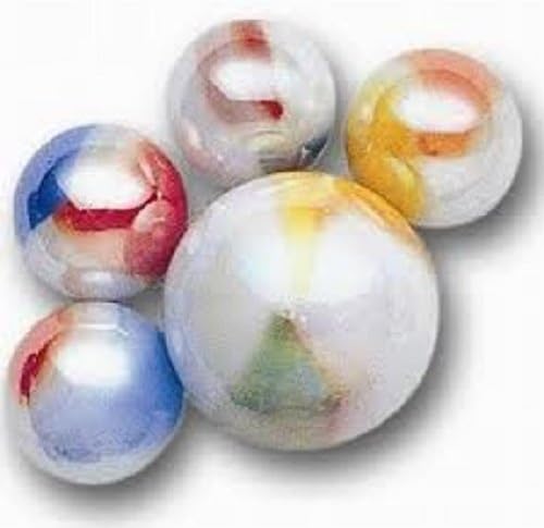 Comet Game Net Set 25 Piece Glass Mega Marbles Toy