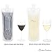 Pratico Outdoors WineCubby Reusable Plastic Wine Bag Set with Case and Funnel, No Glass, Holds 1 Bottle of Wine