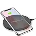 Novastone Fast Wireless Charger, 10W Fast Qi Certified Charging Pad Compatible with XS Max/XS/XR/X, iPhone 8/8 Plus, Samsung Galaxy S9/S9 Plus/S8/S8 Plus, S7/S7 Edge, Note 8 (Black,1-Pack)