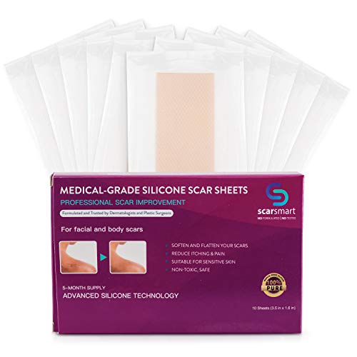 ScarSmart Silicone Scar Sheets 100 MedicalGrade Silicone Strips