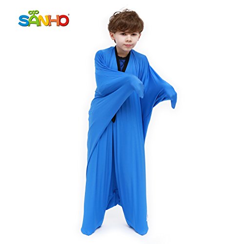 Sanho Yopo Dynamic Movement Sensory Sox, Large,9-12 years old, 56''LX28''W Blue