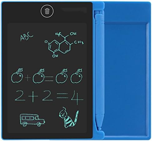 LED Writing Tablet 4.4 Inch Mini Portable Kids Drawing board Doodle Pads Electronic Graphic Drawing Tablet Blue