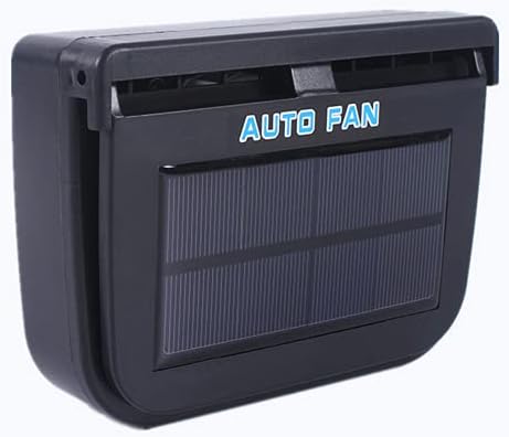 Solar Powered Car Vent Fan - Auto Air Cooler & Mosquito Repellent With USB Charging
