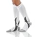 Mojo Compression Socks For Woman and Men 20-30 White Medium A602WH2
