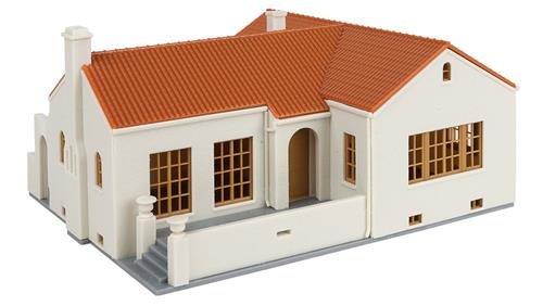 Walthers, Inc. Style Bungalow House Kit, 4-15/16 X 5-9/16 X 2-13/16" 12.5 X 14.1 X 7.1cm