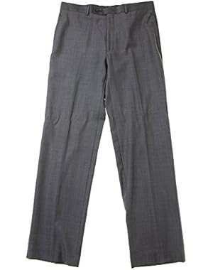 Calvin Klein New Grey Flat Front Dress Pinpoint Pants 33W-32L