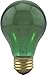Sylvania 38 Watt Transparent Indoor Outdoor Green Light Bulb (Pack of 2)