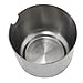 Newness Stainless Steel Sugar Bowl with Lid and Sugar Spoon for Home, Cylinder Shape, 8.44 Ounces(250 Milliliter)