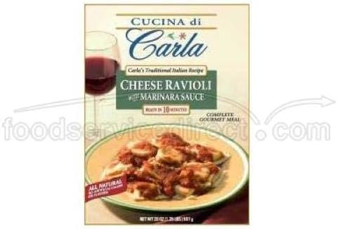 Carlas Breaded Cheese Ravioli Pasta, 6 Pound -- 1 each.
