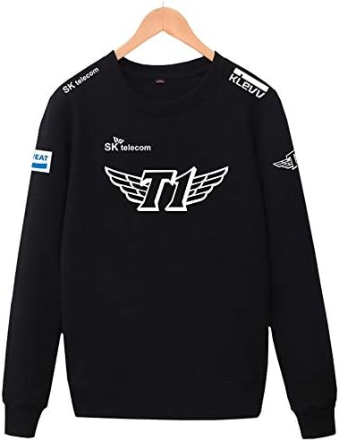 RNGDJSBP Sweatshirt Skt T1 Team Plus Velvet Sweater Team Uniform Faker Competition Suit Skt1 Clothes