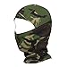 WTACTFUL Camouflage Balaclava Face Mask Hood Ninja Outdoor Cycling Motorcycle Hunting Hiking Tactical Airsoft Paintball Gear Wind Dust Sun UV Breathable Full Face Mask SP-06