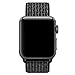 INTENY Sport Band Compatible for Apple Watch 38mm, Breathable Nylon Sport Loop, Strap Compatible for iWatch Series 3, Series 2, Series 1 (N+Black, 38mm)