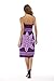 Zyyfly Beach Dresses for Women Boho Summer Casual Sun Dress Tube top Strapless Dress Purple