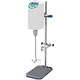 AnEssOil 20L Lab Digital Overhead Stirrer Lab Mixer 80,000mpas Overload Protection Electric Mixer Agitator Stirring Laboratory Mixer Industrial Liquid Mixer
