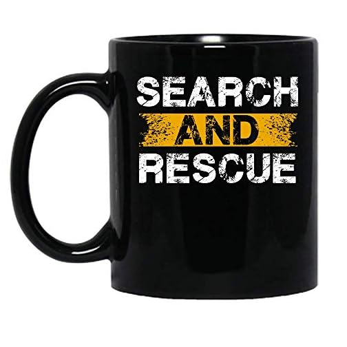 Search And Rescue Sar Front Back Print Search And Rescue Classic Ceramic Mug Graphic Coffee Mugs Black Cups Tea Tops Custom Novelty 11 Oz 15 Oz