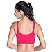 ROPALIA Womens Fitness Yoga Sports Bra Wirefree Seamless Padded Push Up Racerback Top Rose M