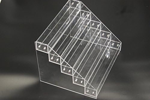Nail Polish Rack organizer, Acrylic Clear Makeup Display Stand Rack Organizer,5tier