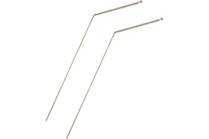 2X Copper Dowsing Rods 99.9% Pure Metal Detecting Tool for Water Finding, Treasure Hunting Locator, Divining Rod for Sale, Go