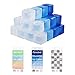 Thornton's Reusable Plastic Ice Cubes, Assorted Colors (32 Cubes) (Fun, 32) (Icy Blues, 32)