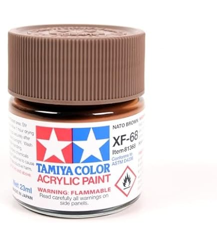 1枚 Amazon.com: TAMIYA 81767 Acrylic Mini XF67 NATO Green 1/3 oz