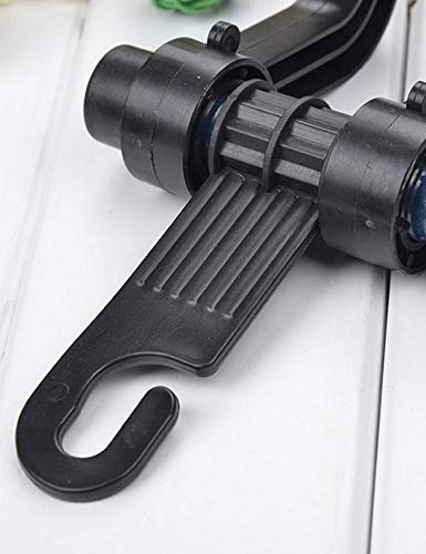 KOKOBUY Car Back Seat Headrest Double Hook Hanger Holder Coat Grocery Bags Organizer
