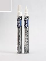 ColorRite Pen Ford F-Series, F150, F250, F350 Automotive Touch-up Paint - Ingot Silver Metallic Clearcoat UX - Color+Clearcoat Package