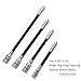 ZSHJG Archery Balance Bar Stabilizer Extension Pole Rod 4 inch-34 inch Bow Stabilizer Rod Weight Main Rod Sided Rod System Carbon Fiber Stabilizer Shock Absorber for Recurve Compound Bow Accessory