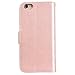 SMARTLEGEND Flip Wallet Case for iPhone 6S Plus, iPhone 6 Plus Case, Floral PU Leather Wallet Shock Absorption Kickstand Protective Case with Card slot Holder Pockets 5.5 Inch- Rose Gold