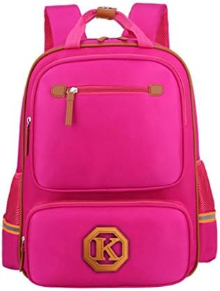 Children School Bags for Students Nylon Children Backpacks 2018 Fashion School Bag (Small, Hot Pink)