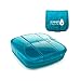 Huluwa Pill Box Protable Pill Organizer, Pill Dispenser Medicine Case with Multi-Pockets Travel Bag, Blue