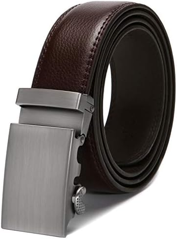 ZFexia Men’s Genuine Leather Belt, Reversible Dress Belt with Gift Box, 1.3” Wide