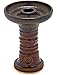 Hookah John Retro Harmony Clay Phunnel Bowl With Grommet And Shisha Shaped Air Fresher Rainbow Brown Sarsaparilla