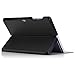 MoKo Microsoft Surface 3 Case - Ultra Slim Lightweight Smart-Shell Cover Case for Surface 3 10.8 inch 2015 Version Windows 8.1 Tablet (NOT Fit Surface Pro 3 12 Inch Tablet), Black
