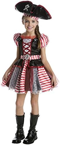 Highs Seas Patchwork Pirate Girl's Costume (Small 4-6)